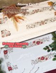 (image for) Thanksgiving & Christmas Poinsettias Table Runner